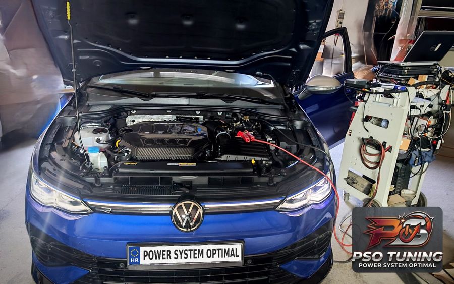 PSO Tuning radionica, VW Golf R na dijagnostici